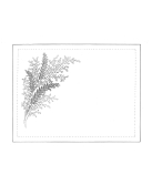 Set de table à broder "Mimosa" - Noël Paris
