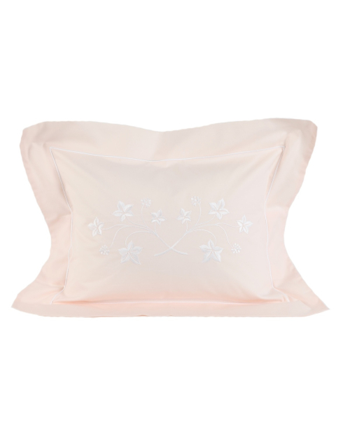 Taie de coussin brodée "Jardin botanique" - Noël Paris