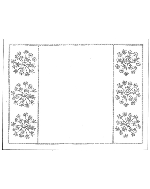 Set de table à broder "Ombelles" - Noël Paris
