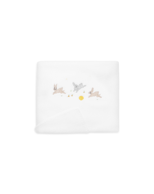 Couverture laine polaire Lapins
