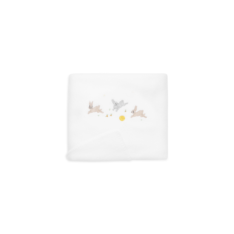 Couverture laine polaire Lapins