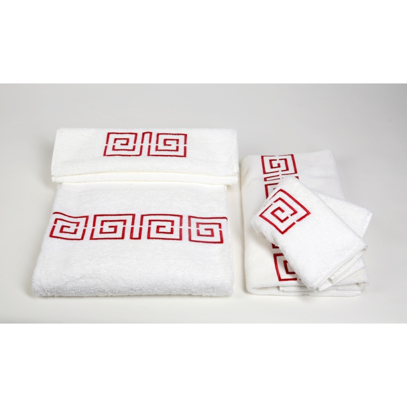 Serviettes éponge brodées OMEGA - Noël Paris