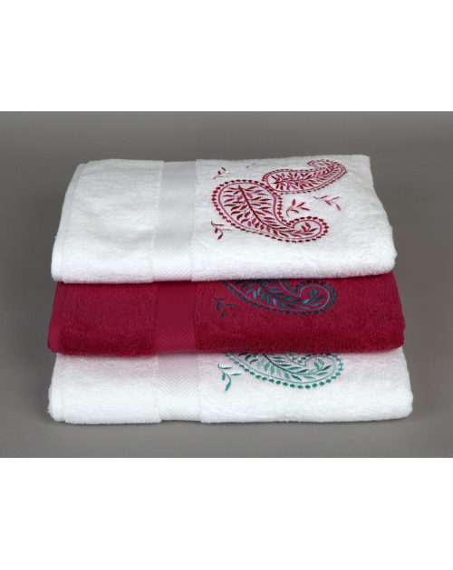 Serviettes éponge brodées JAÏPUR - Noël Paris