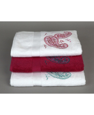 Serviettes éponge brodées JAÏPUR - Noël Paris