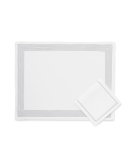 Set de table et serviette Ambassade - gris