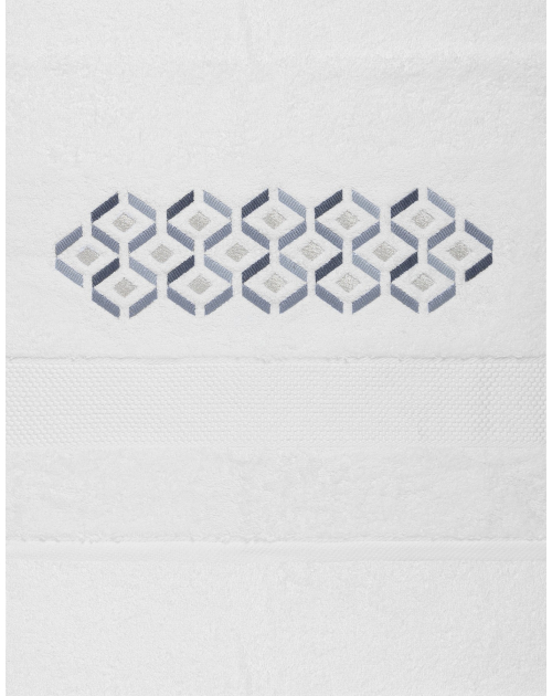 Serviettes éponge brodées ILLUSION