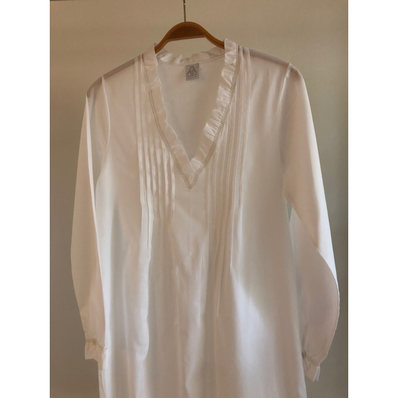 Chemise de nuit "Villandry"  (manches longues)