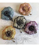 Broches Anémones