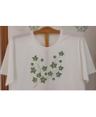T-shirt de nuit brodé "Jardin Botanique"