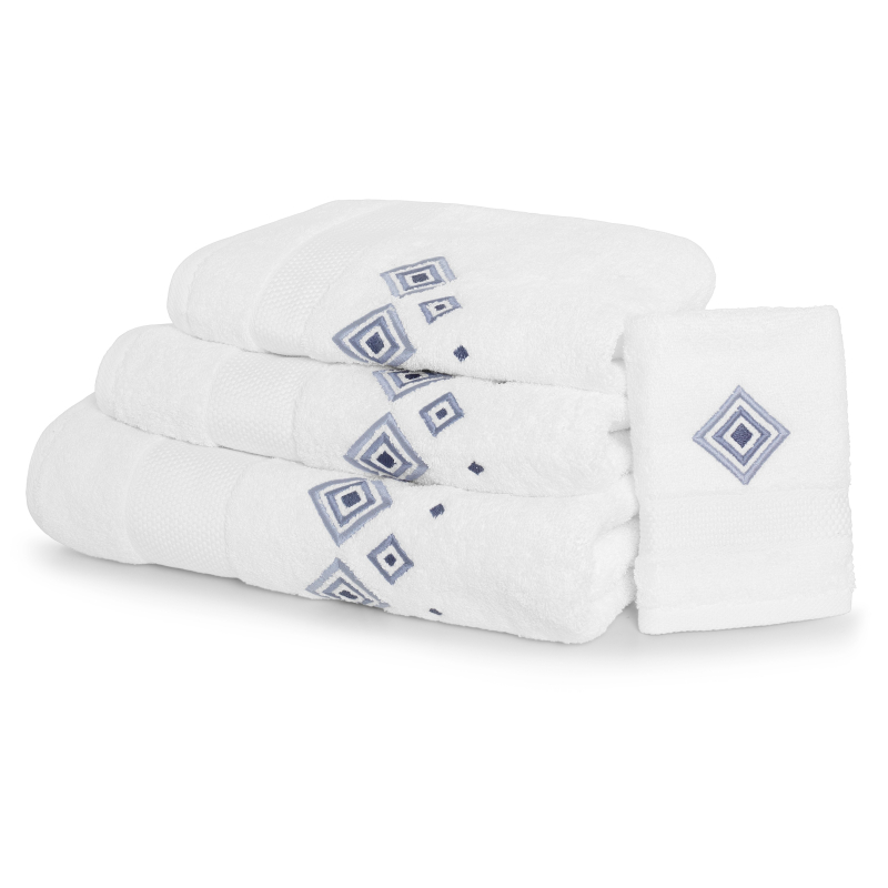 CABOCHON embroidered bath towels
