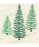 "Argentière" table runner pattern