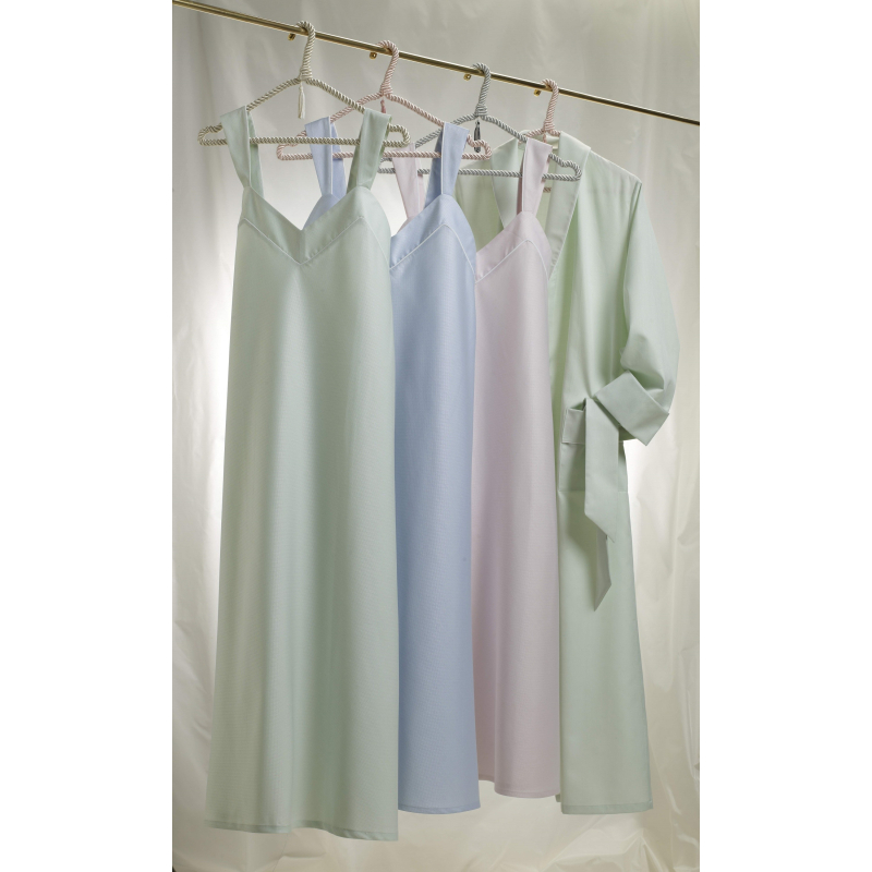 "Aurore" long nightgown (with suspenders)