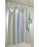 Chemise de nuit longue "Aurore" à bretelles