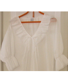 Chemise de nuit "Falbala" (manches longues)