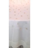 "Sparkle" embroidered tablecloth
