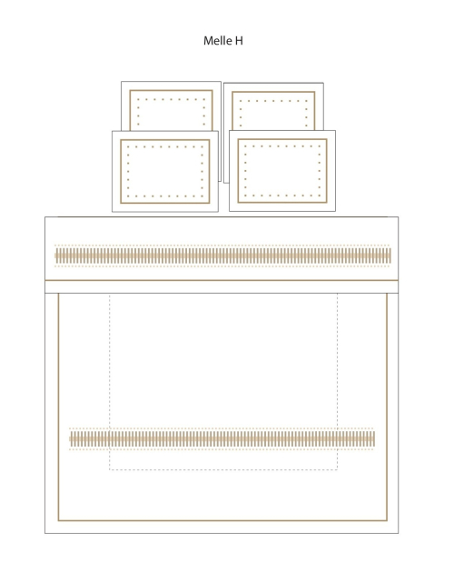 "Melle H" bed set