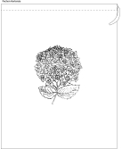 Pochon à broder "Hortensia"