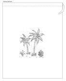 Pochon à broder "Palmiers"