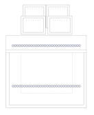 "Via Appia" bed set