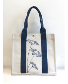 Sac cabas brodé "Ombelles"