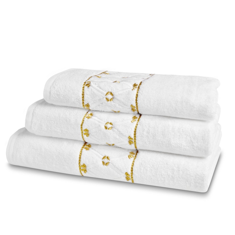 Serviettes éponge brodées DIRECTOIRE