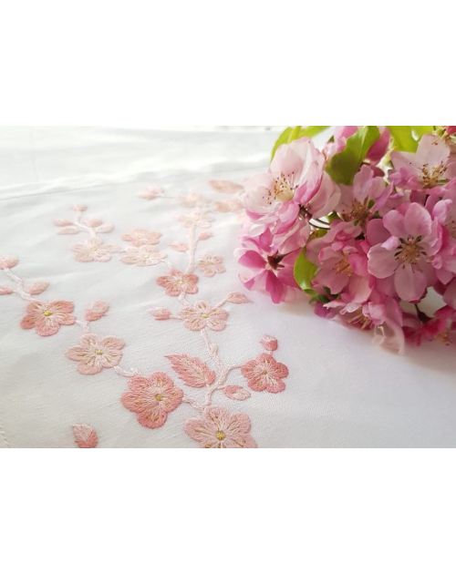 Set de table à broder "Fleurs de Pommier"