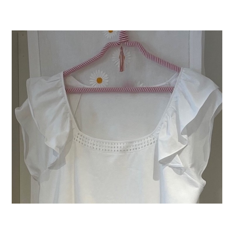 Short "Gatsby" nightgown (short sleeves)
