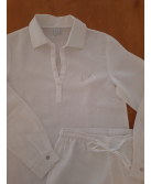 Pyjama brodé "Libellules" en lin