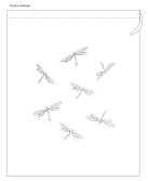 Pochon à broder "Libellules"