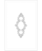 Nappe à broder "Arabesque"