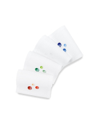 "Muguet" embroidered cocktail napkin