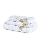 Serviette éponge brodée PALM BEACH