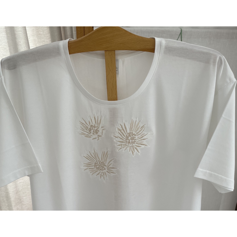 T-shirt classique brodé "Crystal Palace"