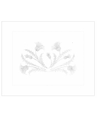 Taie de coussin à broder "Chardons"
