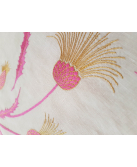 Taie de coussin à broder "Chardons"
