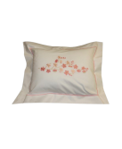 Taie de coussin brodée "Fleur de Pommier"