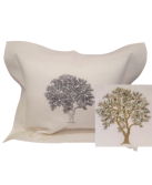 Taie de coussin à broder "Olivier"