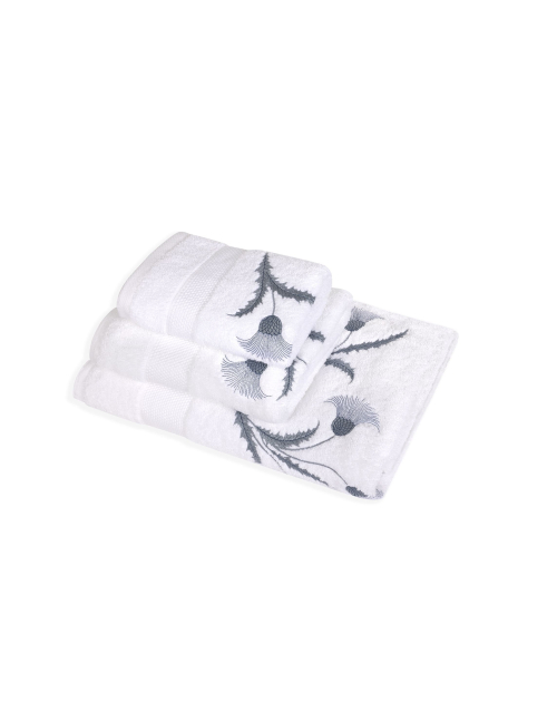 "Chardons" bath towels