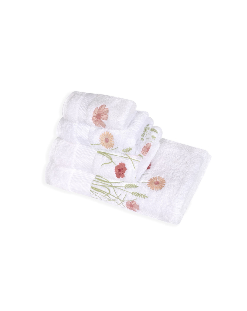"Prairie Fleurie" bath towels