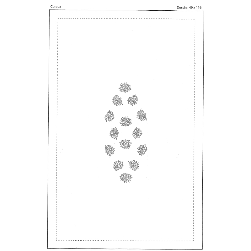 Nappe à broder "Arabesque"