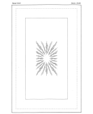Nappe à broder "Soleil"