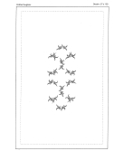 Nappe à broder "Petites fougères"