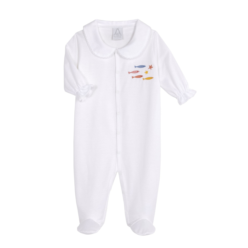 Pyjama brodé Lagon
