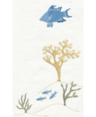 Chemin de table "Coquillages et Poissons"