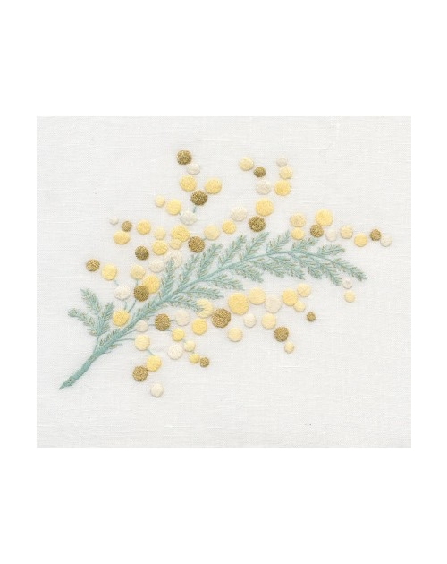 "Mimosa" tea tablecloth pattern