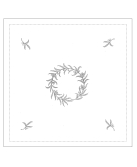 "Olives" tea tablecloth pattern