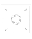 "Roses" tea tablecloth pattern