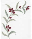 Nappe à thé à broder "Olives"