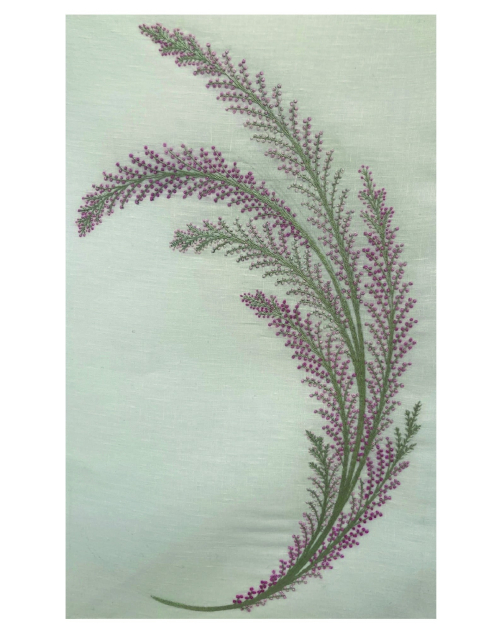 Nappe à thé à broder "Tamaris"