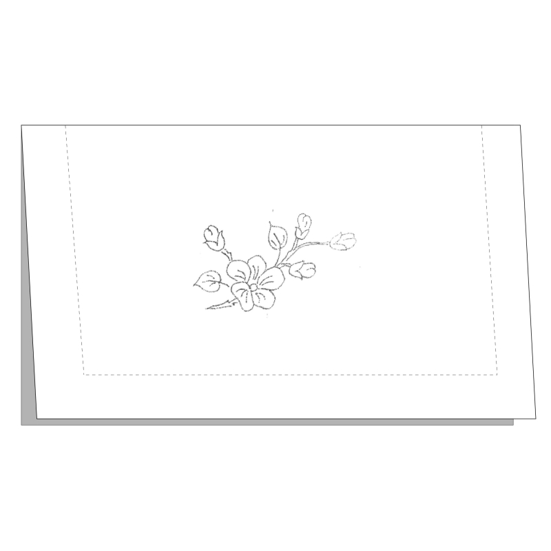"Fleurs de pommier" pouch pattern